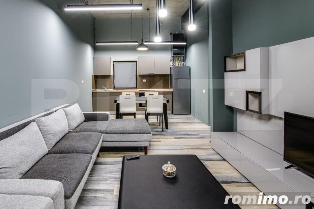 Apartament PREMIUM tip studio, design industrial, la cheie, zona Cetatii