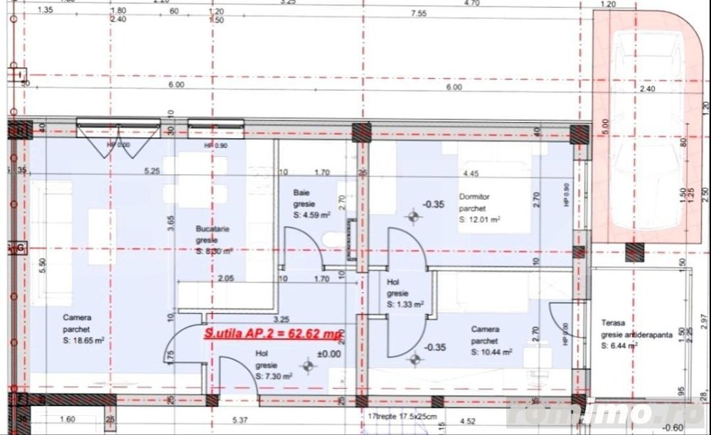 Apartament cu 3 camere, 62mp, zona Giroc Apartament cu 3 camere, 62mp, zona Giroc