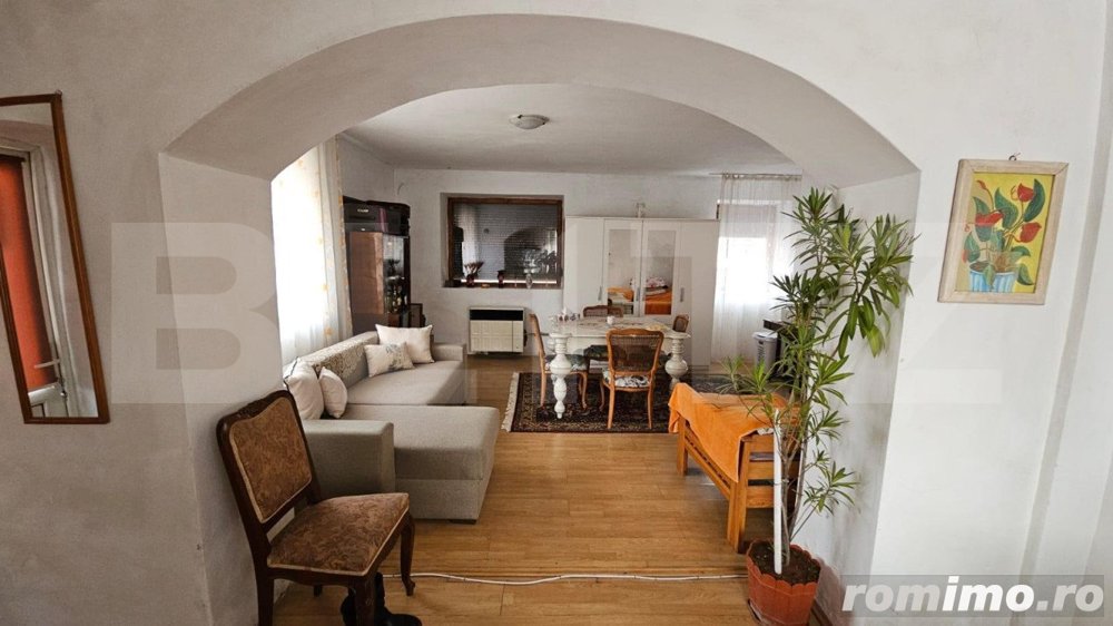 Casa Ultracentrală Aiud, 2 camere, 105mp, curte 423 m, Pretabil SP Comercial 