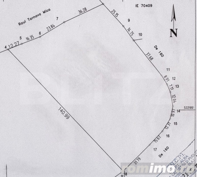 Teren extravilan cu potential ridicat, 10.000 mp, zona Blaj - Petrisat