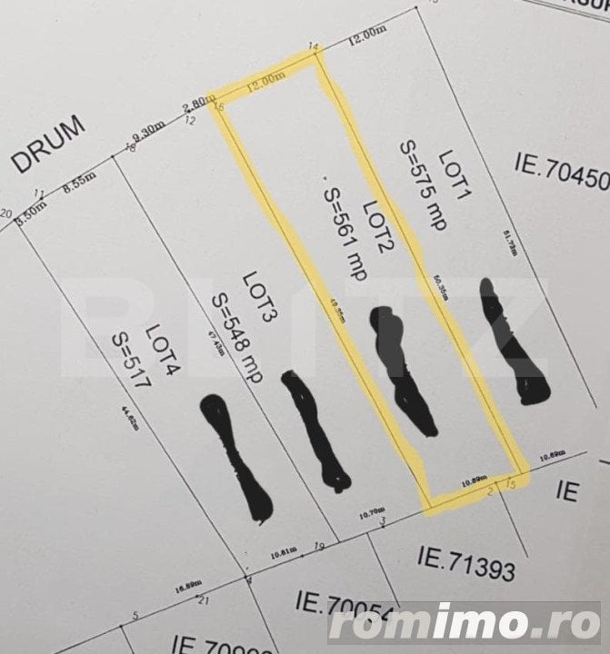 Teren intravilan 561 mp, zona Ampoita - Sard