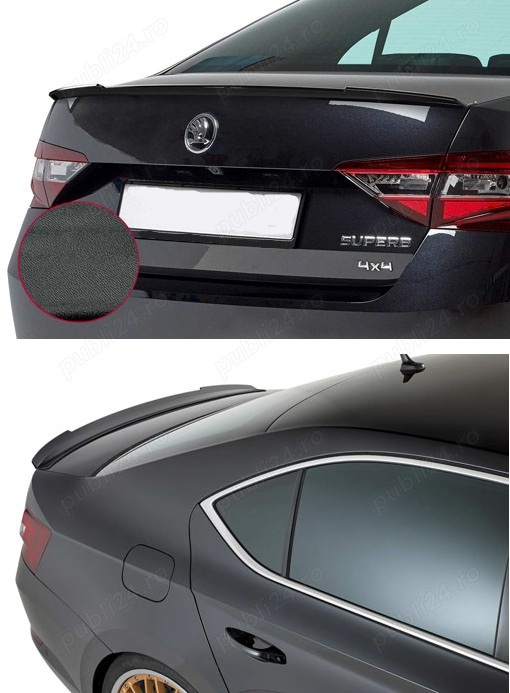 Eleron negru lucios Skoda Superb III Tip 3V Limo (15+)