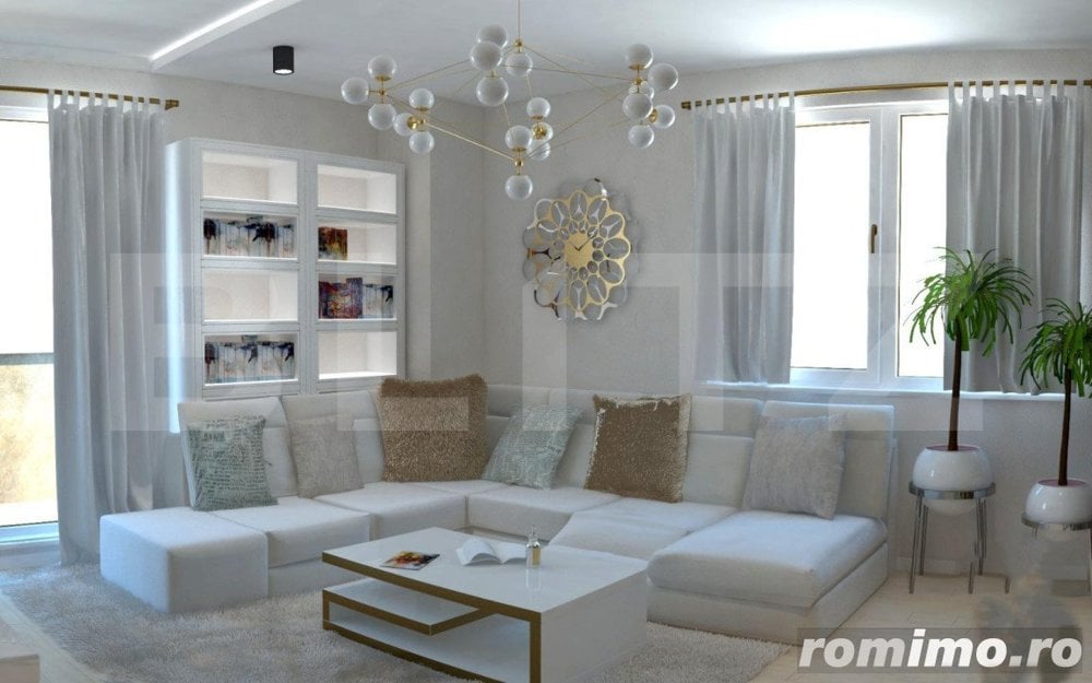 Apartament 3 camere, 88.04 mp, zona Frumoasa