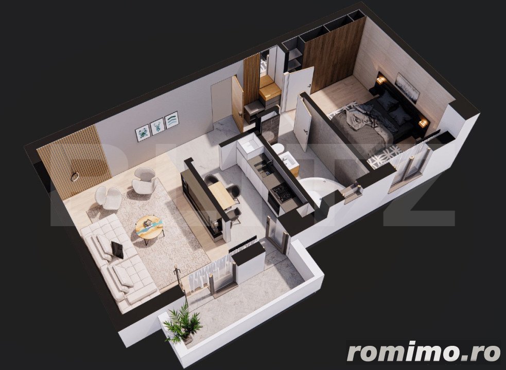 Apartament Modern cu 2 Camere în Ansamblu Rezidențial Nou, zona Păcurari