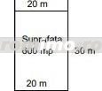 Teren intravilan de 600 mp, front 30 ml, Todirel-Barnova