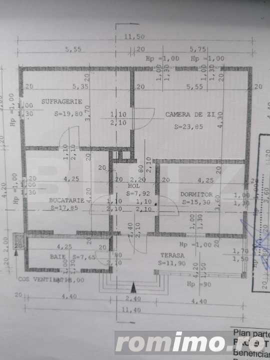 Casa 3 camere, 104mp, Patrauti