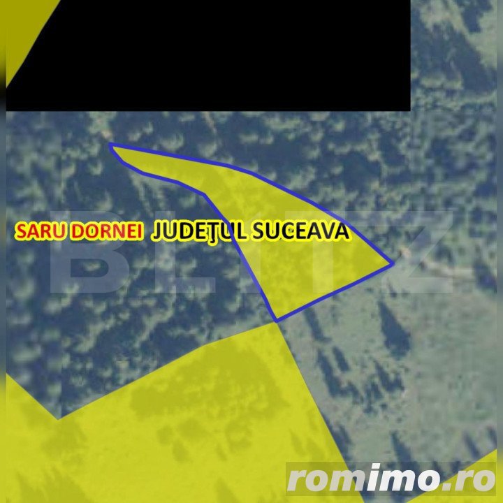 Teren de 2530 mp, Saru Dornei, Suceava