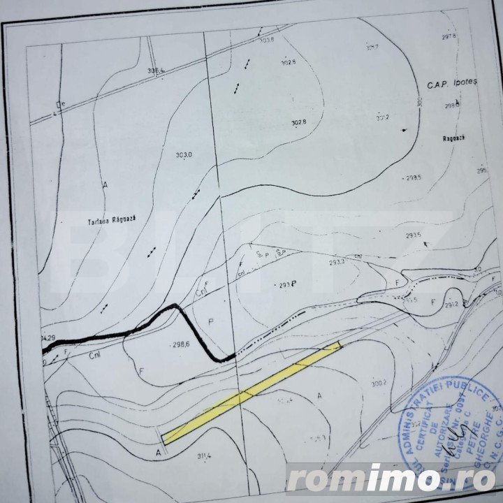 Teren extravilan în zona Bosanci, în suprafață totală de 6.710 mp