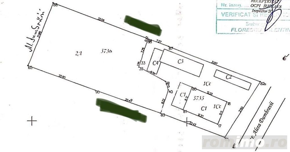 Teren intravilan , 1505 mp , zona Alea Dumbravii Burdujeni 