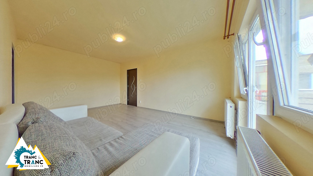 Apartament spatios cu 2 camere cu vedere panoramica la Miorita