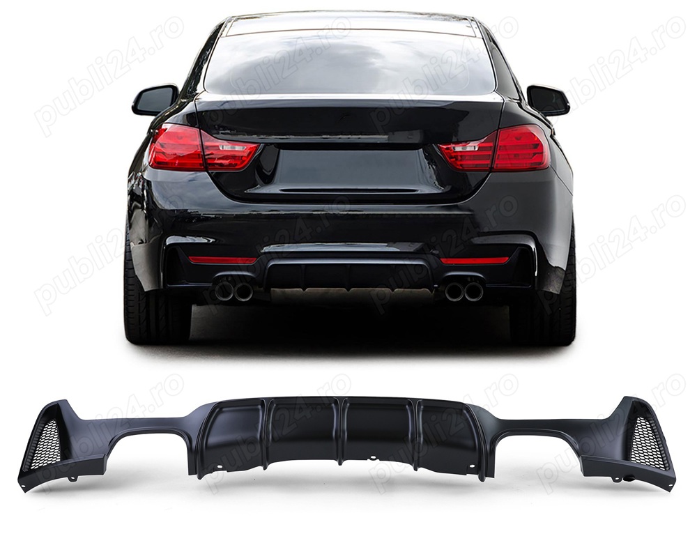 Difuzor dublu Mat 4er BMW F32  F33  F36
