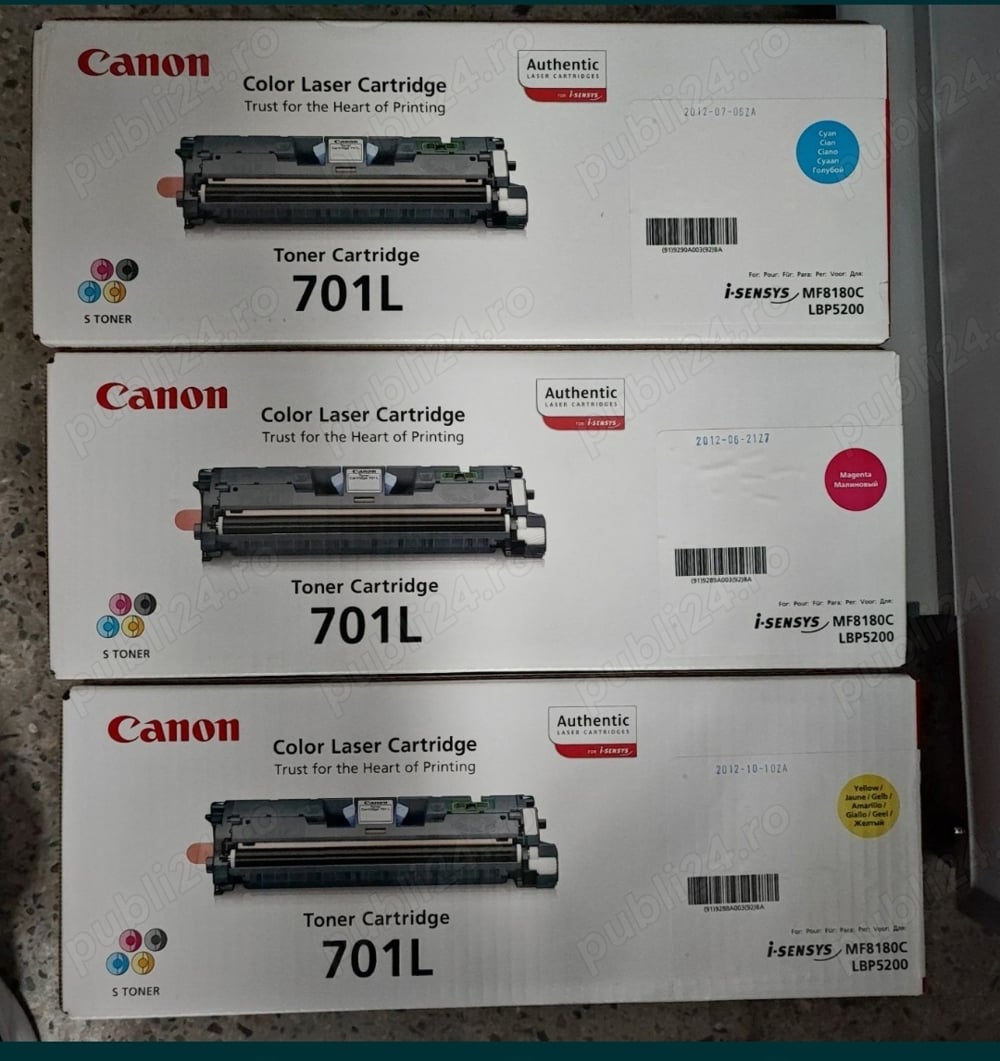 Toner original canon si HP ,Placa de baza Compaq 610. Vezi descriere