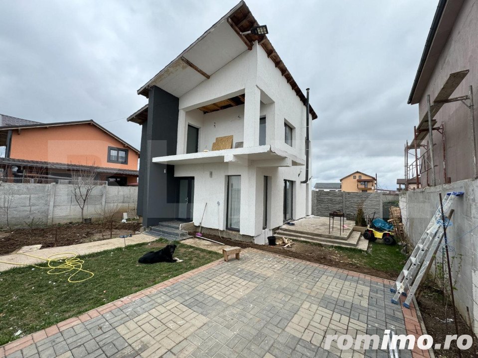 Casa P+1 cu 3 camere, 80 mp utili, 205 mp teren, zona Aeroport