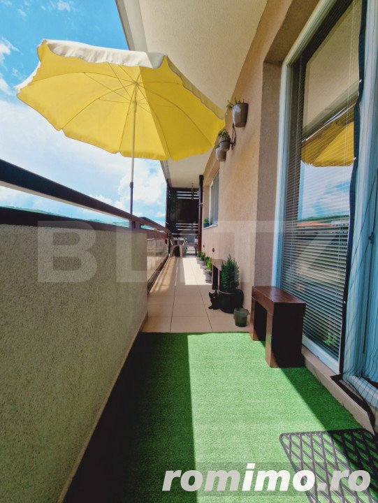 Apartament 2 camere, 51mp, finisat modern, balcon 15mp, zona Porii