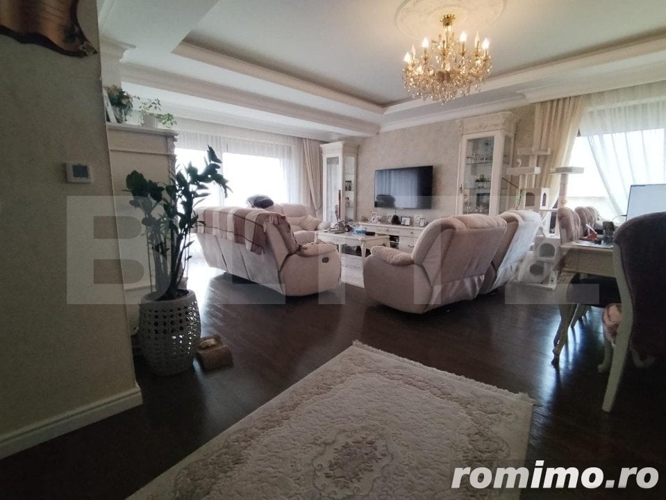  Penthouse 4 camere,3 bai,150 mp  +80 mp terasa,cartier Bistrita lac 282.000 eur