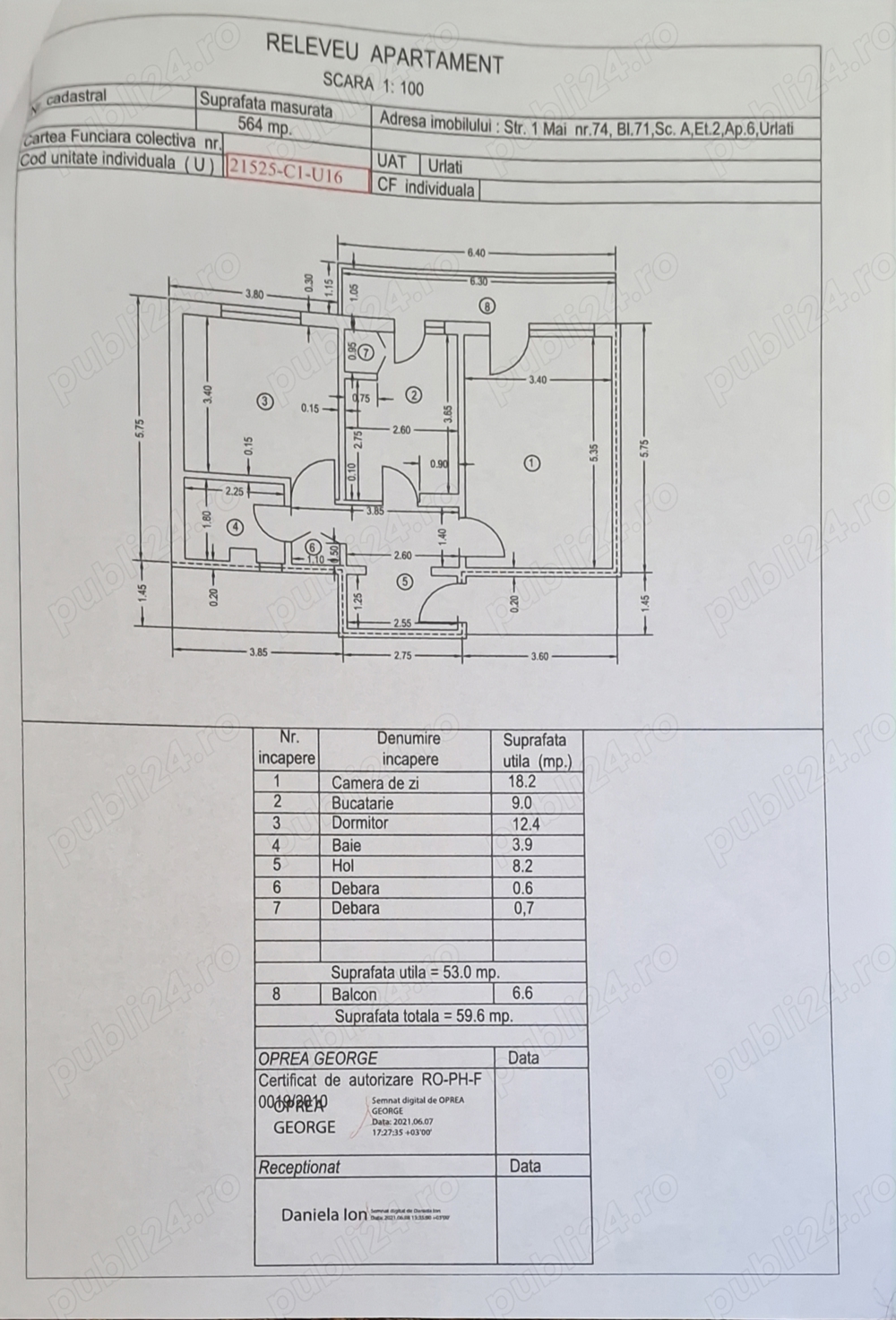 Apartament Decomandat