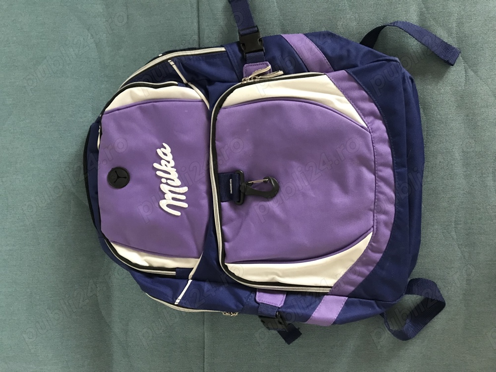 Vând rucsac multicolor Milka