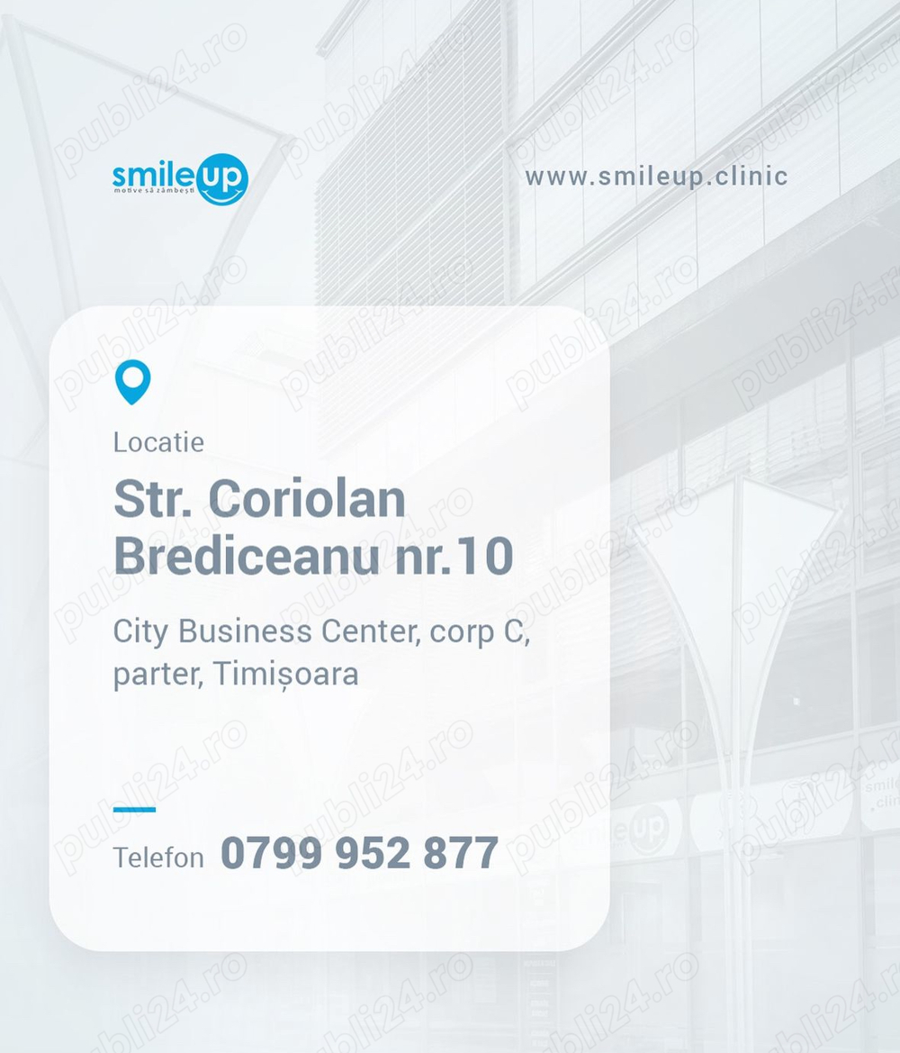 Front desk officer Recepționera clinica medicală 