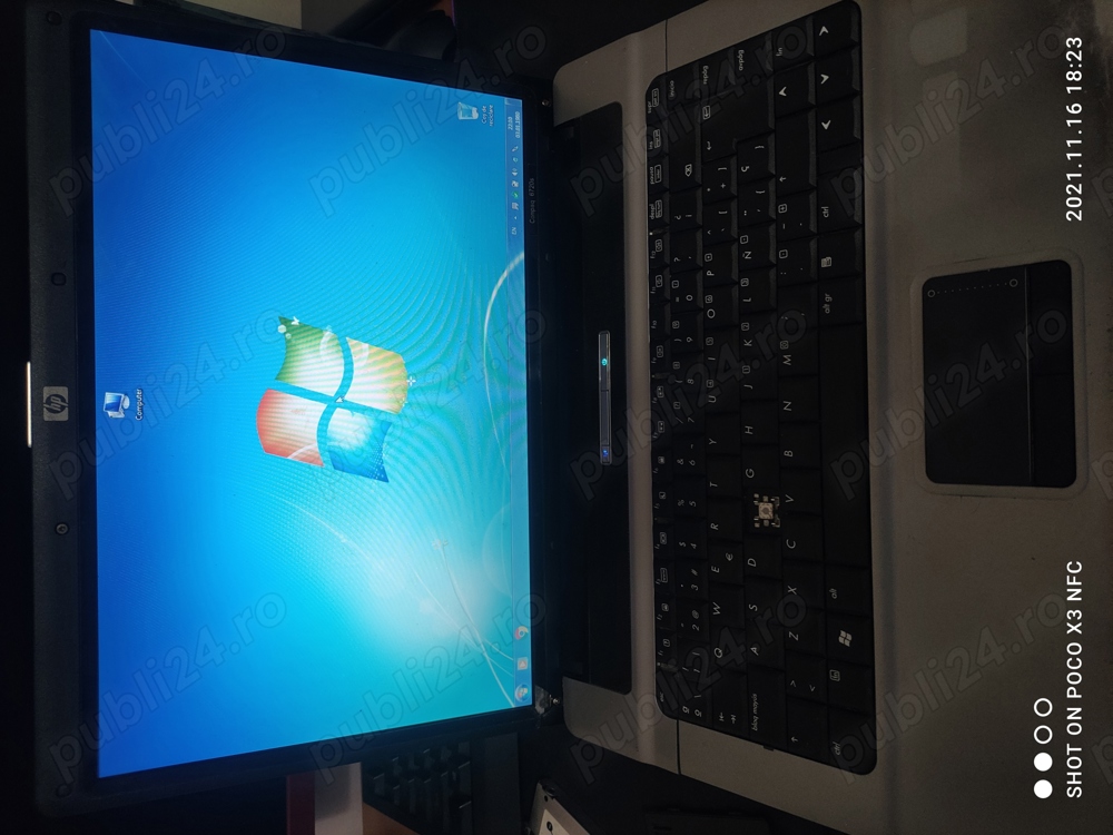 Vând laptop HP PENTRU PIESE dar funcțional