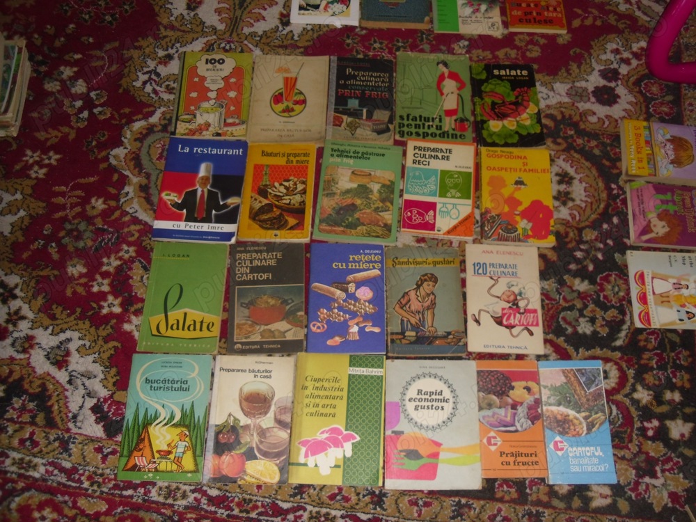 Carte de bucate,dulciuri ,sfaturi gosp. ed vechi 