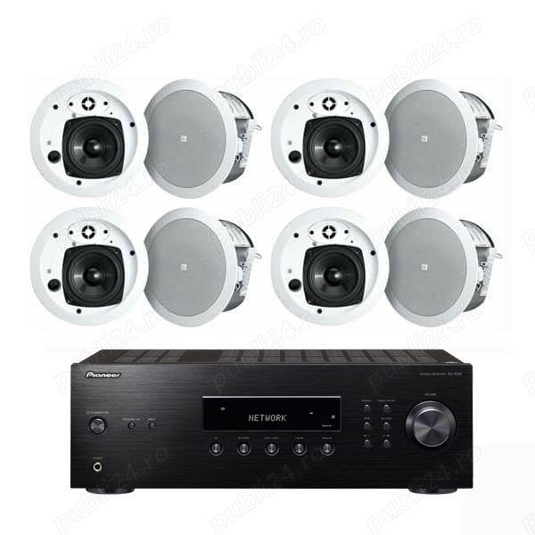 Sistem sonorizare restaurant JBL Control 24C System-8, cafenea, Noiz ro