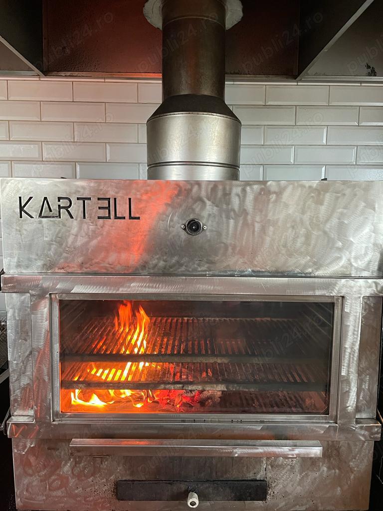 Gratar profesional pe carbuni Kartell Forno