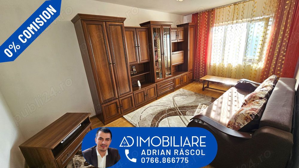 Apartament 3 camere   zona Liceului Sportiv