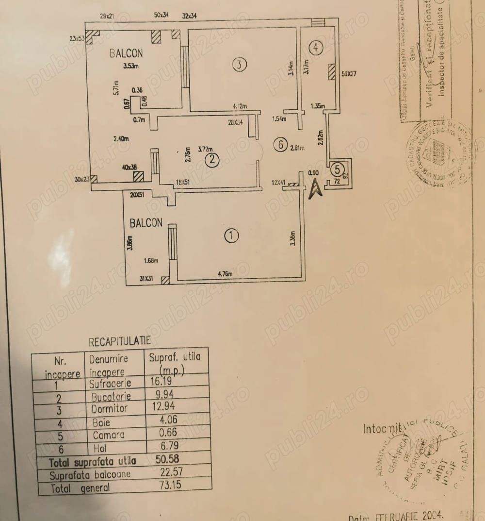 2cam dec maz2 et3 cu ct,termp 73000euro