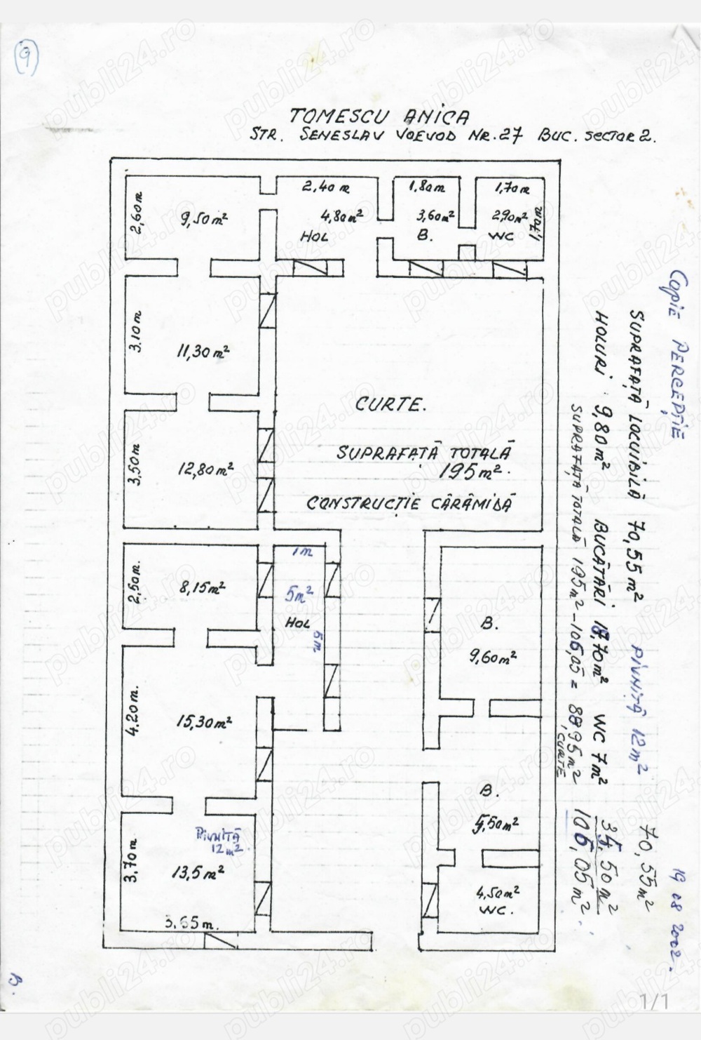 Casa de vânzare sector 2