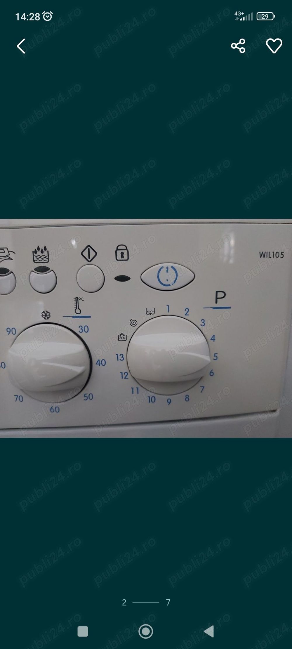 Piese mașină de spălat Indesit Wil 105 