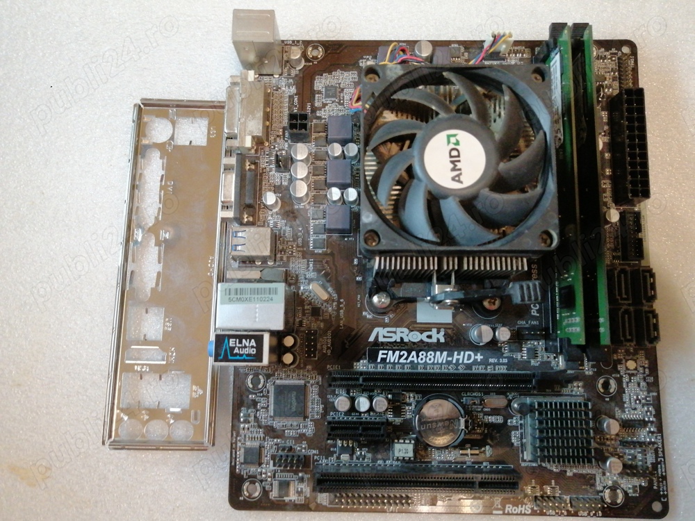 Kit Amd A8*FM2+, placă de bază,CPU și Rami