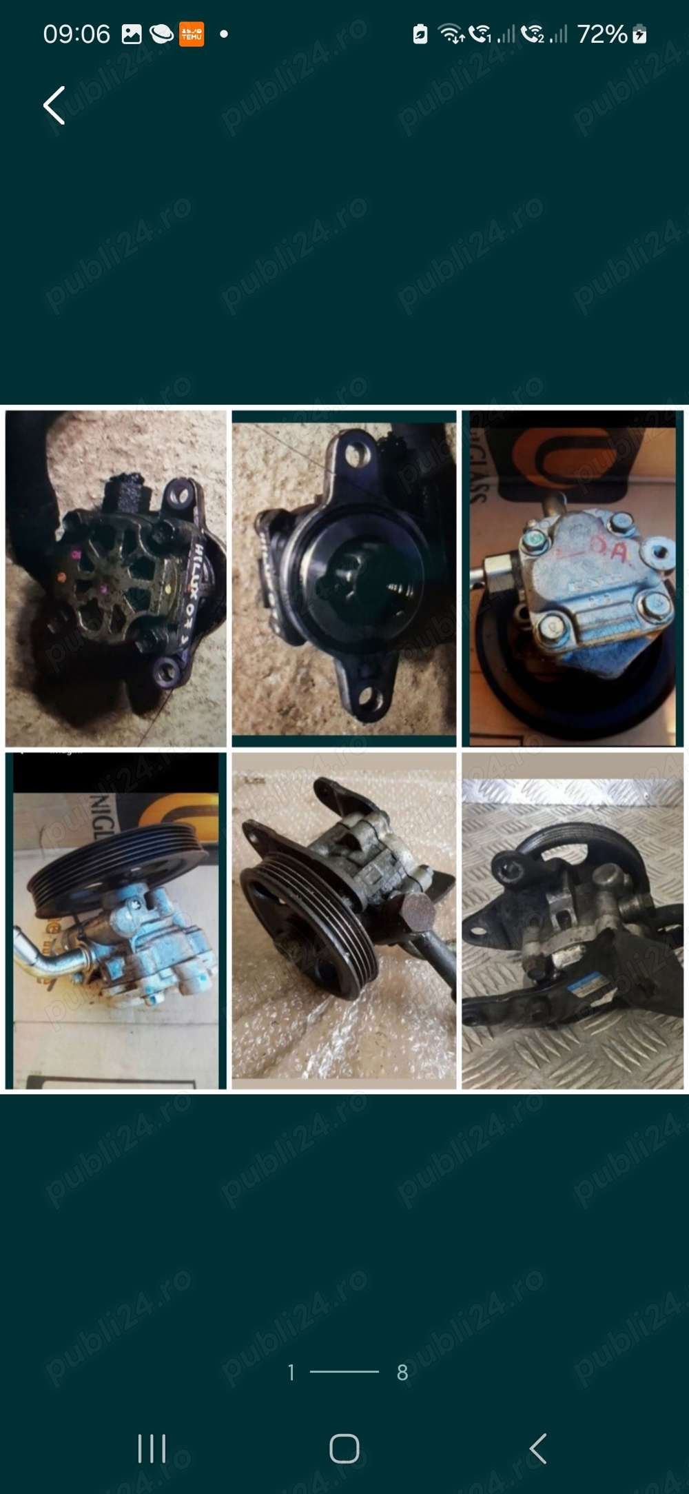 pompa servo servodirectie mitsubishi l200 nisan navara ford ranger terano hilux pajero xtrail y61