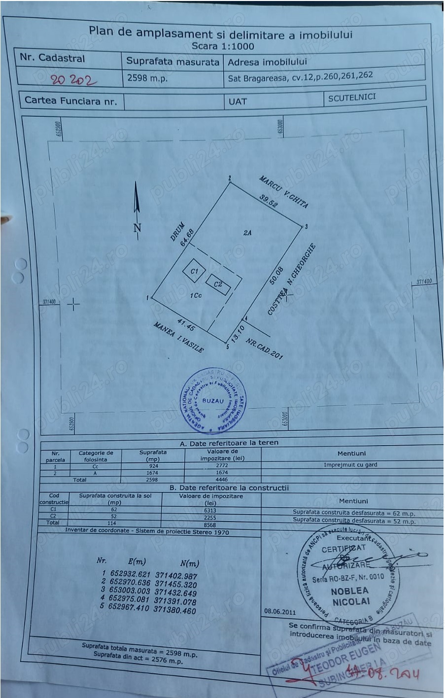 Teren intravilan Bragareasa-Scutelnici