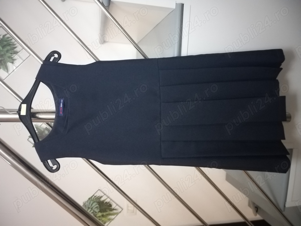 Set sarafan bleumarin pt fetite