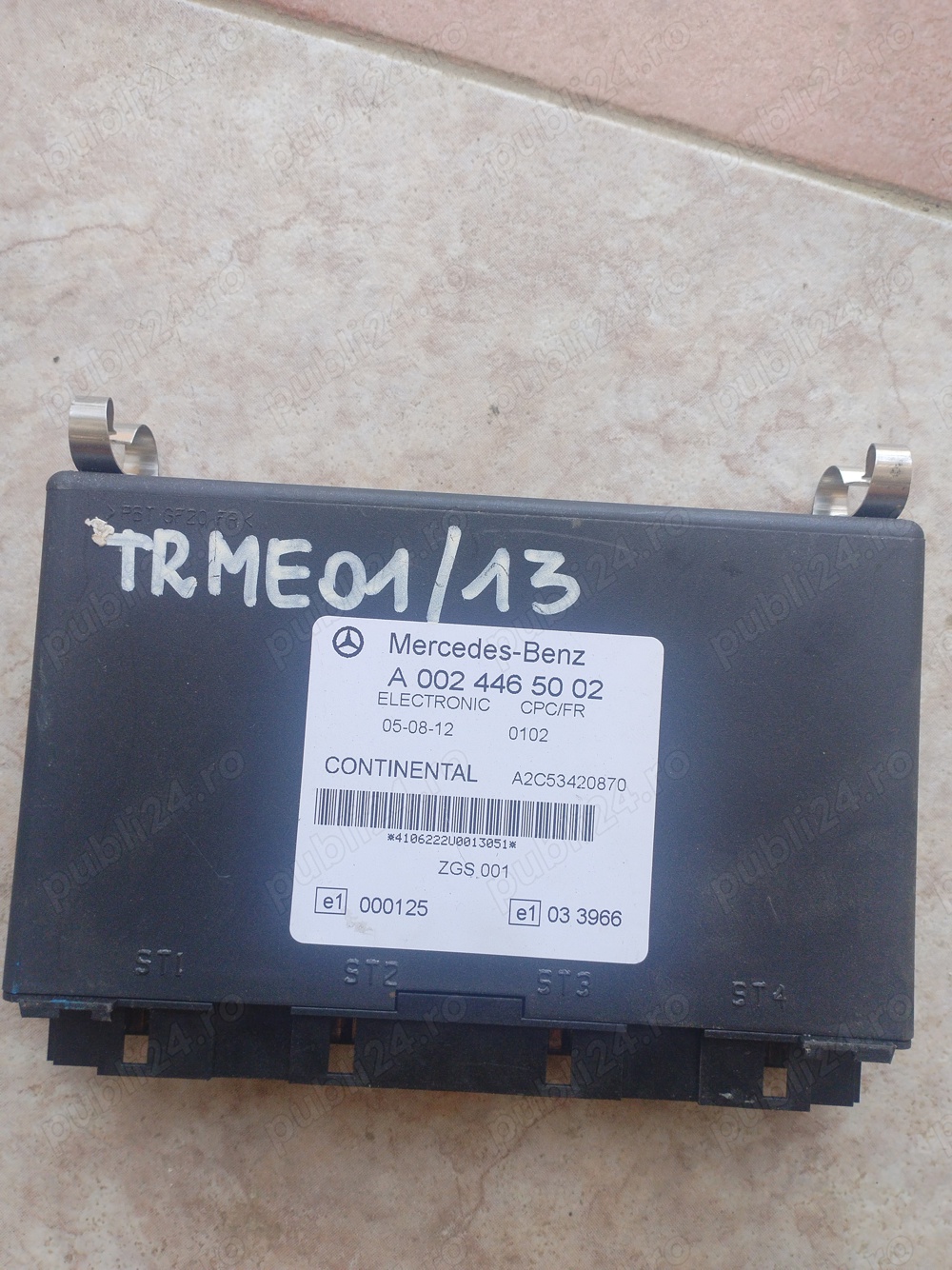 Calculator CPC/FR mercedes mp3 cod A0024465003