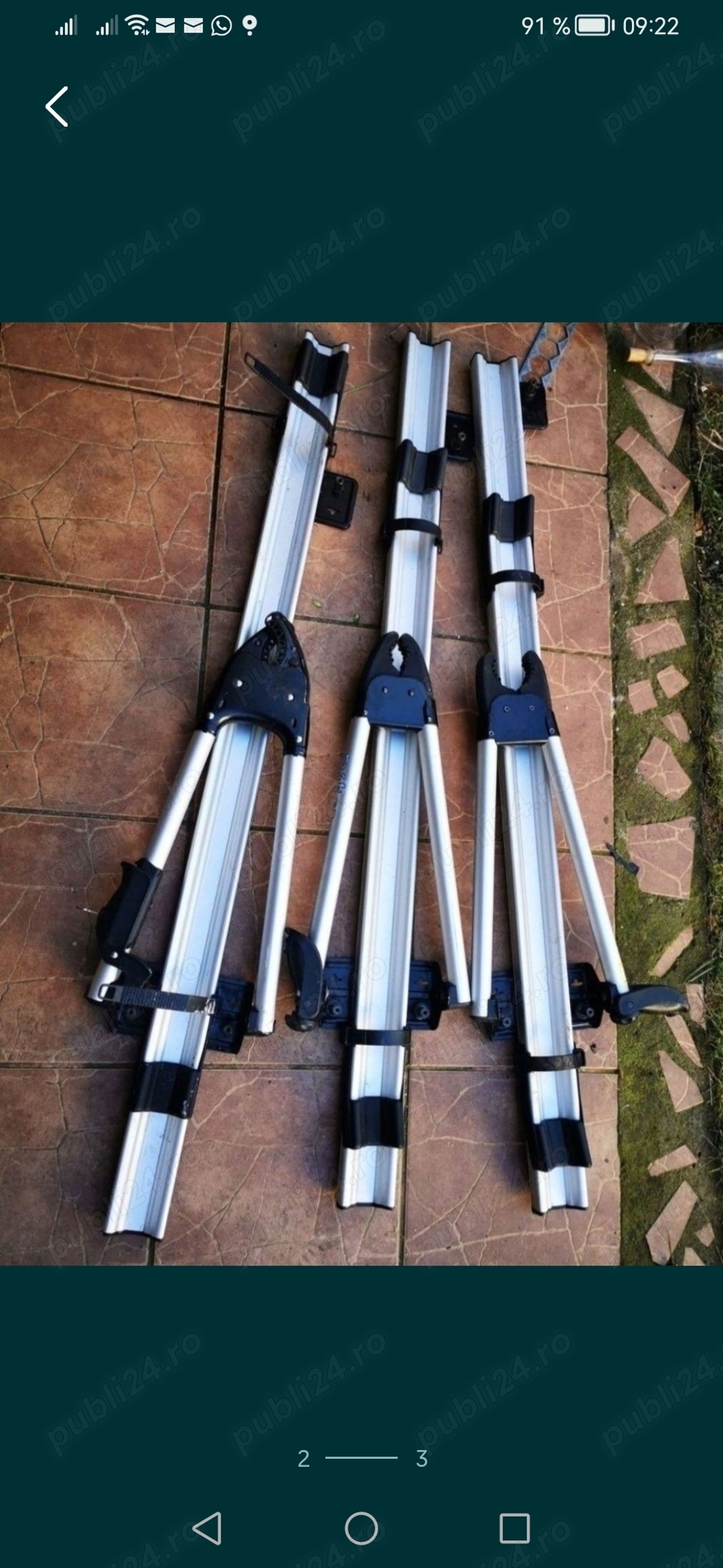 Vand suporti bicicleta originali BMW model proride 591