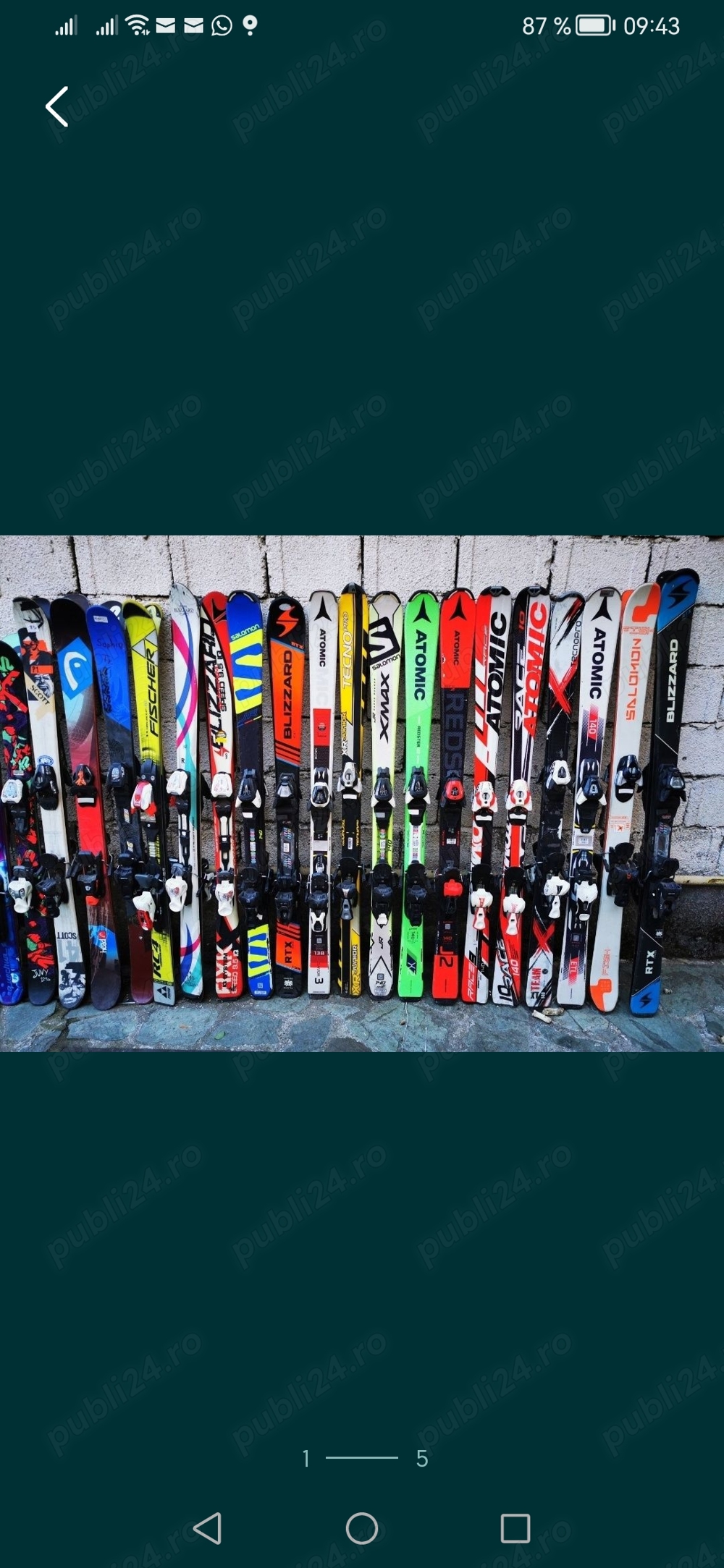 Vand schiuri freeride alpin tura stare buna