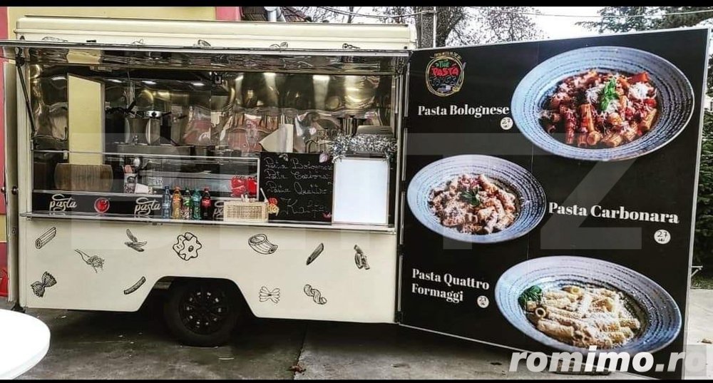 Afacere la cheie, Food-Truck cu paste in roata de parmezan