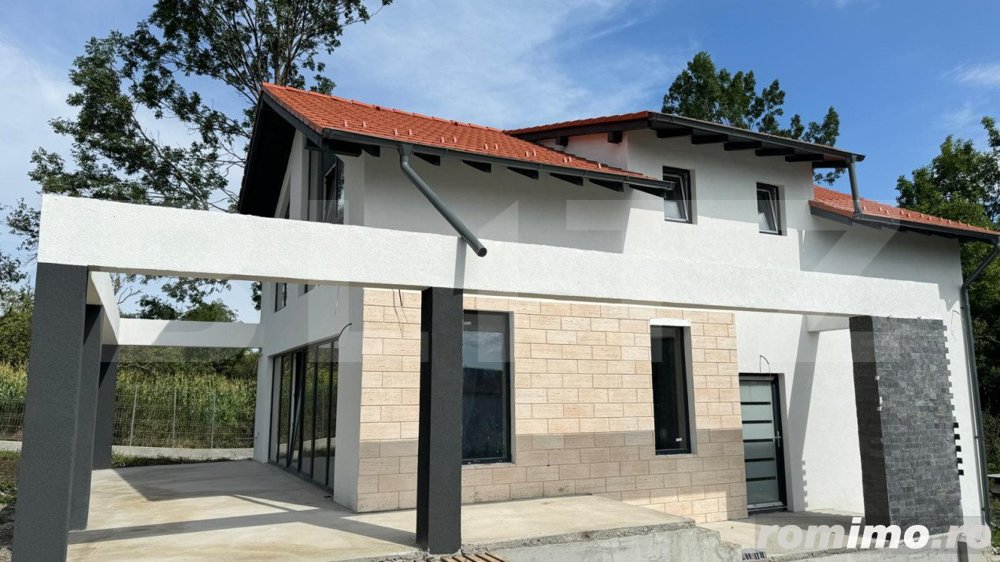Oferta! Casa semifinisata, cu priveliste, 750 mp teren, Salicea