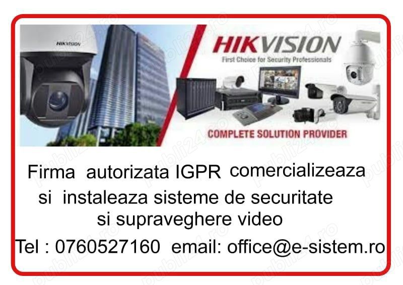 Instalare sisteme securitate