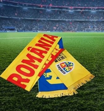 eșarfă România, de suporter 