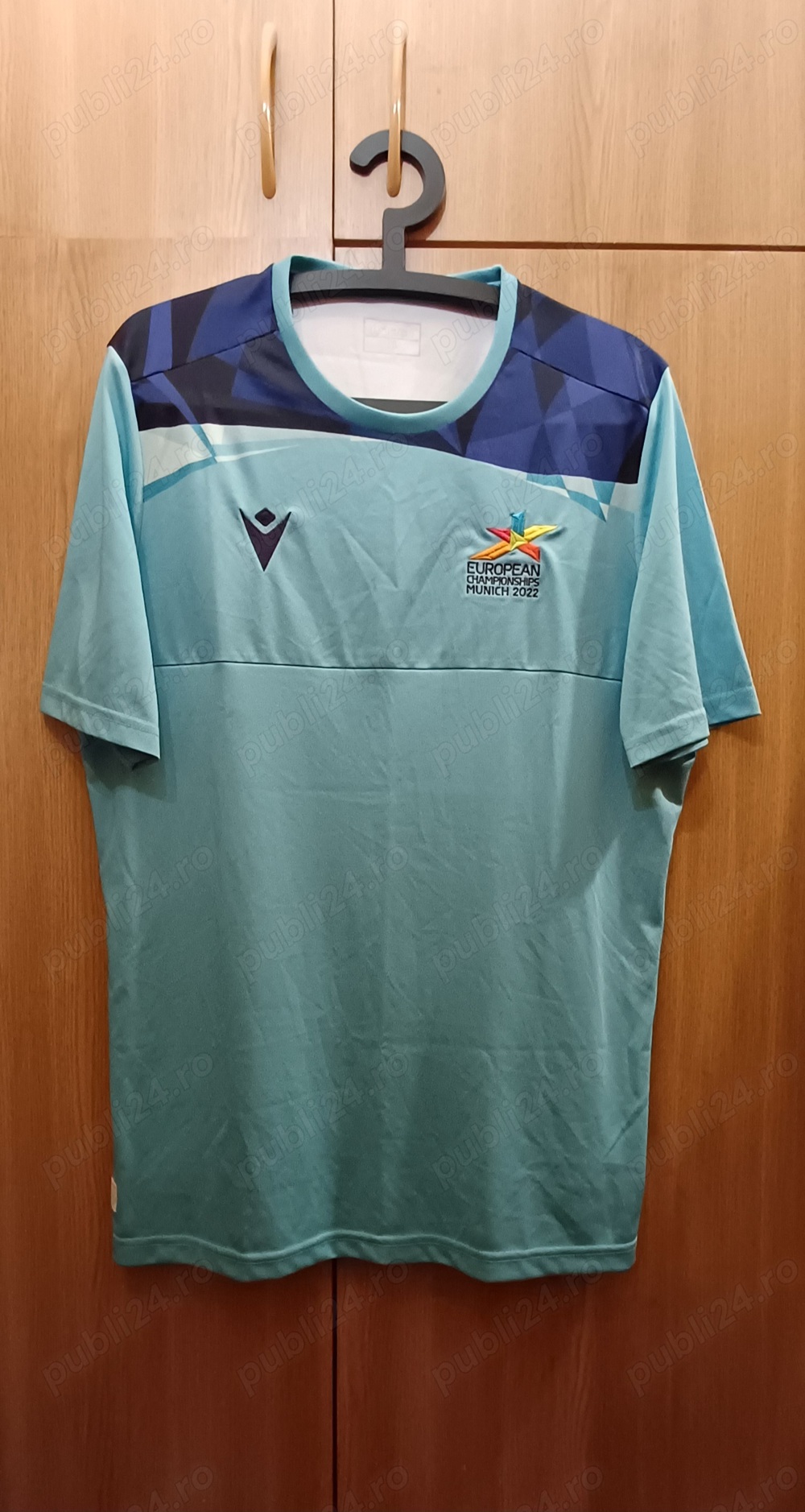 Tricou promotional oficial Campionatele Europene Munchen 2022, XL