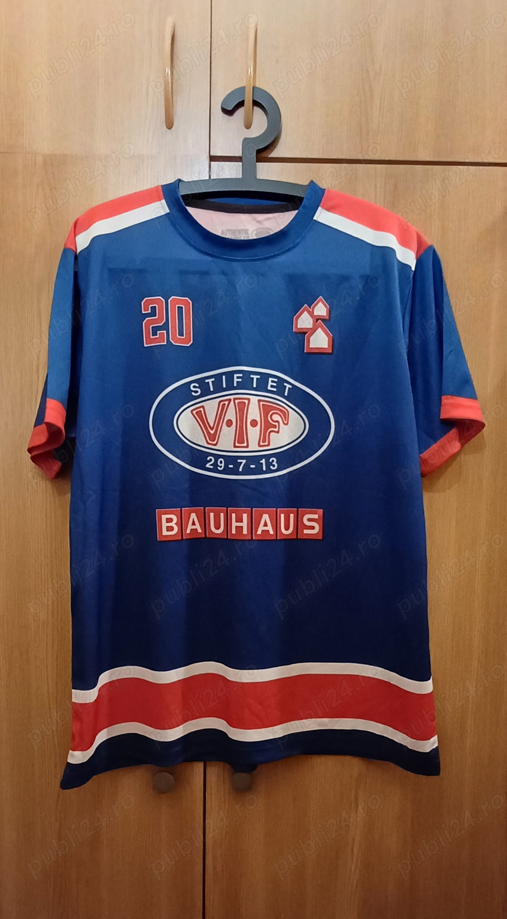 Tricou suporter Valerenga Hockey, numerotat 1198 5000, L XL