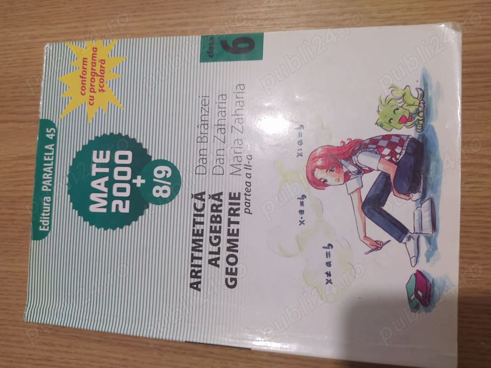 Matematica - Aritmetica, algebra, geometrie pentru clasa a VI-a, partea a II-a - D. Branzei