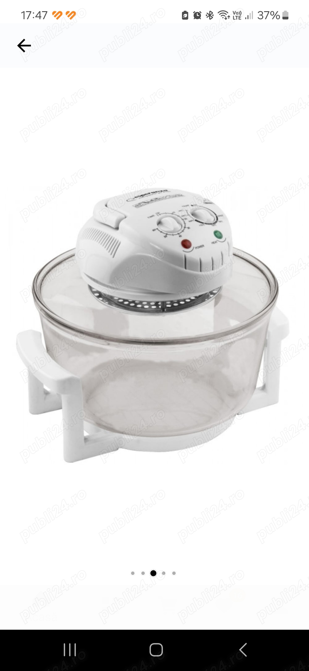 cuptor electric cu halogen
