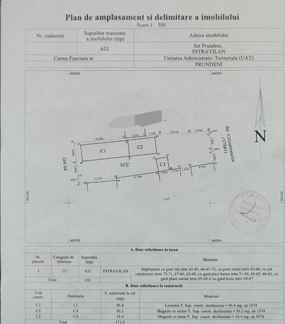 Casa și teren 632mp la 10 km de Dragasani și 45 km de Valcea