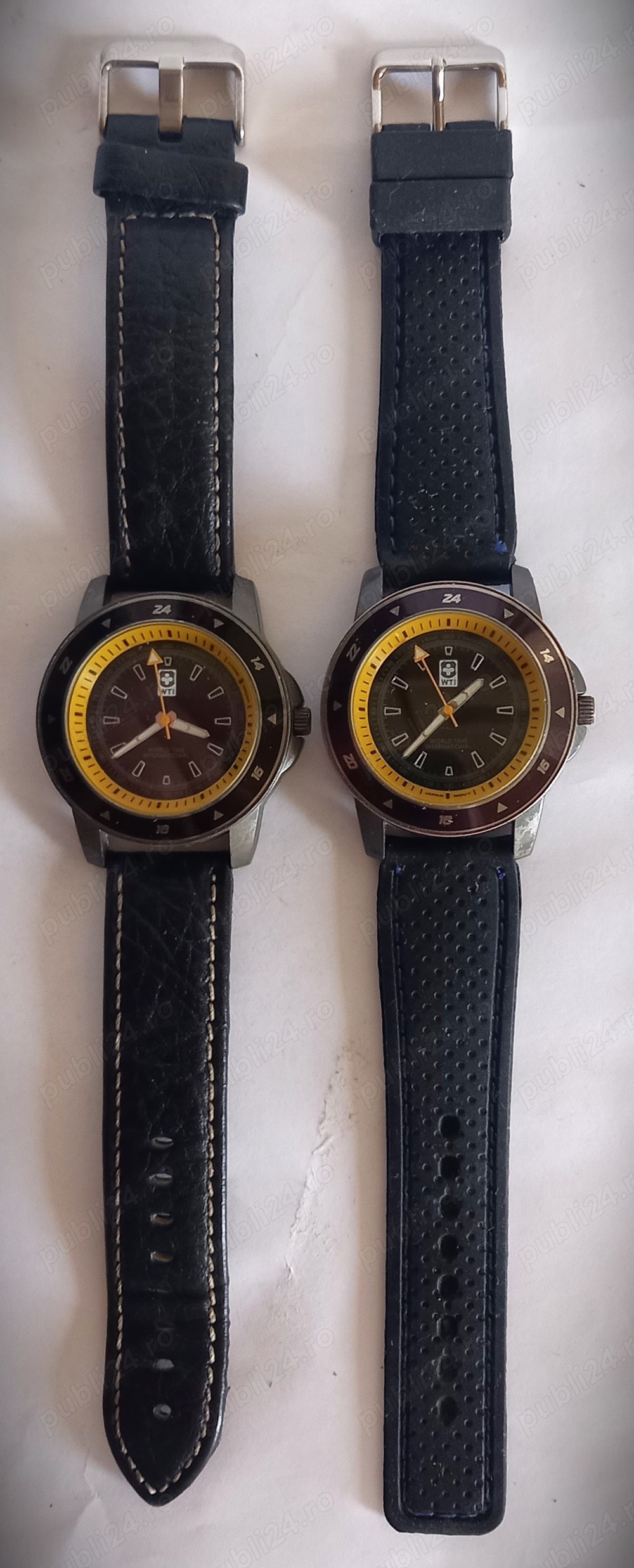 2 ceasuri WTI Imola (World Time Internațional), folosite, funcționale