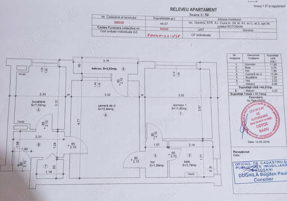 Apartament 2 camere