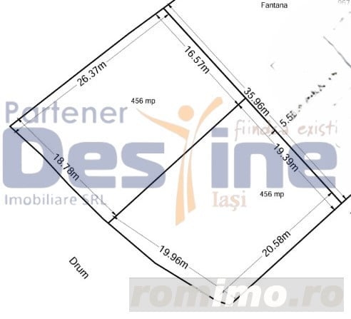 2 PARCELE DE TEREN,  456 mp, Gaureni - Miroslava