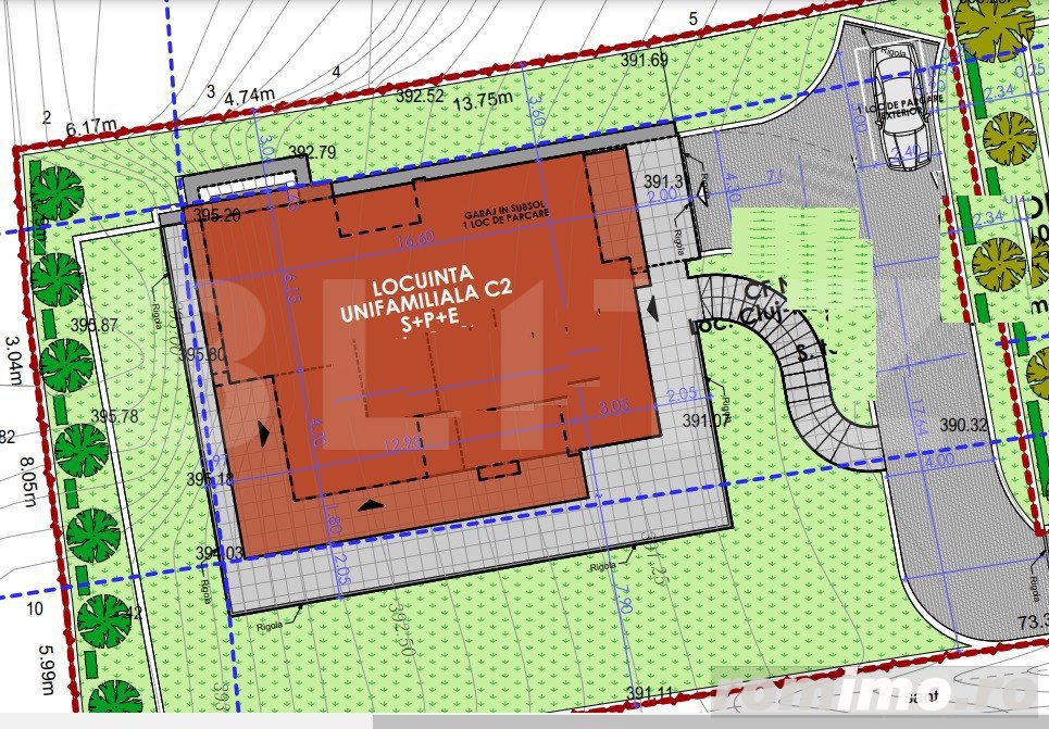 Teren intravilan 928 mp, cu autorizatie construire, zona Borhanci 